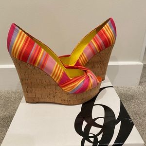 Colorful Nine West Wedges